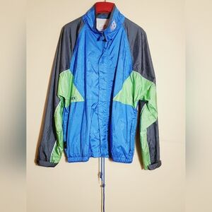Vintage New Balance Blue And Green Gore-Tex Adult Windbreaker Size Large